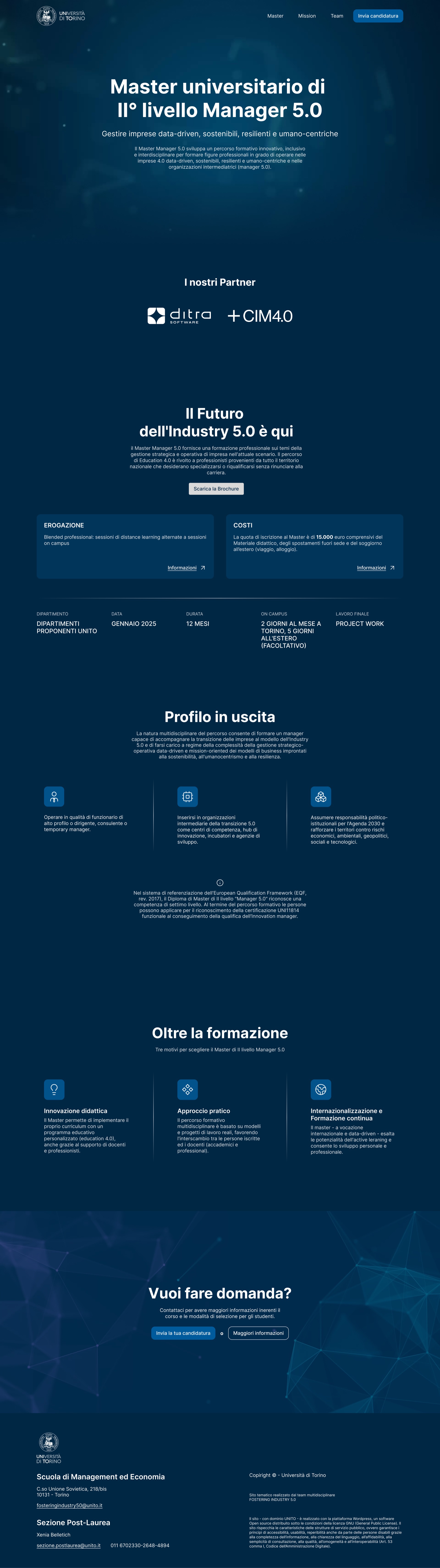 Full desktop homepage delivered for Manager 5.0